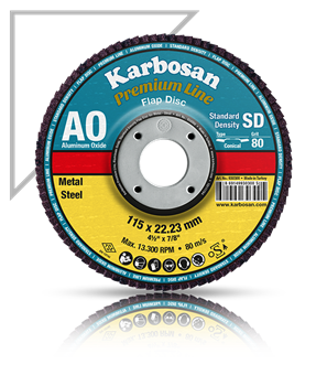 KARBOSAN ALM OKSİT FLAP DİSK (KONİK) 115/40 KUM
