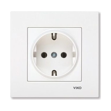 VİKO KARRE TOPRAKLI PRİZ 7008