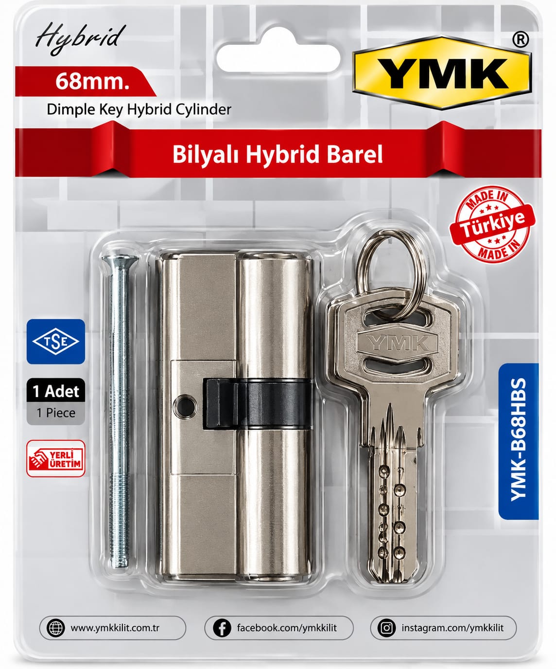 YMK YUMA HİBRİT BİLYALI BAREL SATEN 68 mm B68HBS