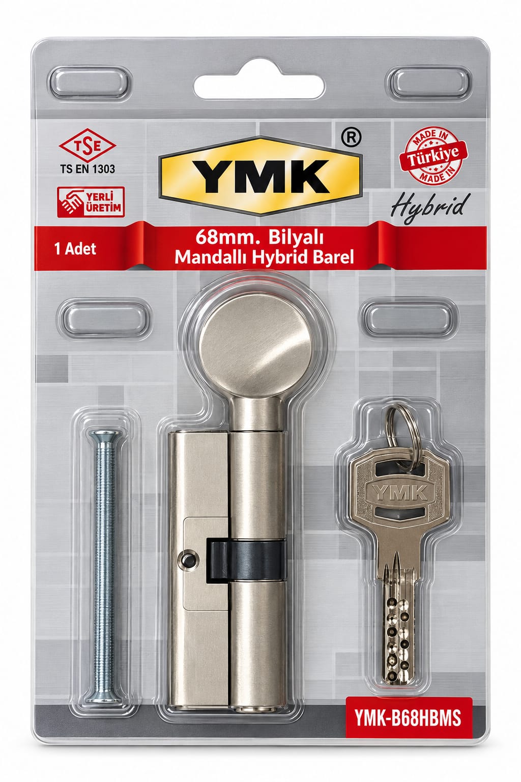 YMK YUMA HİBRİT BİLYALI MANDALLI BAREL SATEN B68HBMS