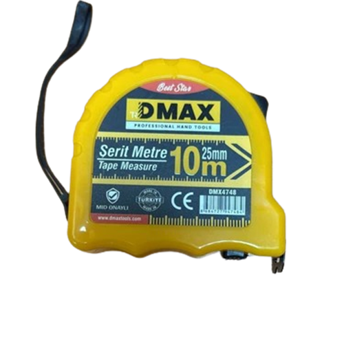 DMAX PROFESYONEL ÇELİK ŞERİT METRE 10x25 mt DMX4748