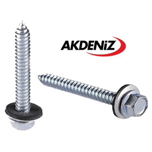 AKDENİZ AHŞAP ÇATI VİDA 6.3x90 (BETON VİDA) (600)LÜ