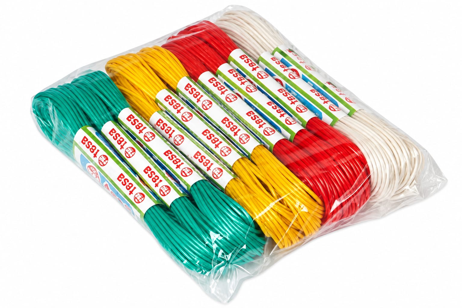TESA PVC KAPLI ÇAMAŞIR İPİ ( 12 li )