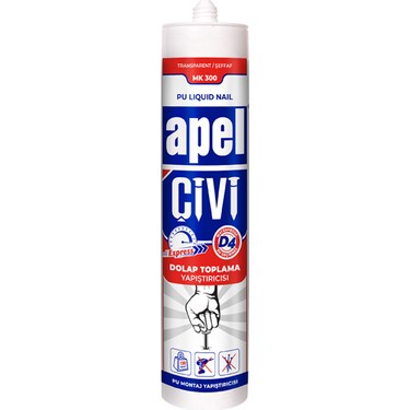 APEL PU SIVI ÇİVİ MONTAJ KİTİ SİLİKON 310 ml