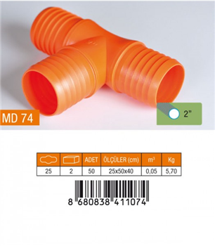 MEDALYAN 74 NORMAL TE HORTUM EKİ 2'' MD74