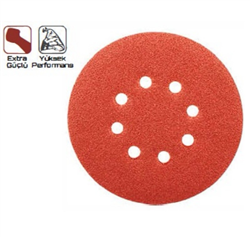 TOMAX CIRT 8 DELİKLİ ZIMPARA 150 mm 40 NK KUM 
