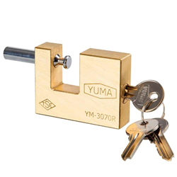 YUMA PİRİNÇ KAYAR MİLLİ KİLİT 80 mm 3080
