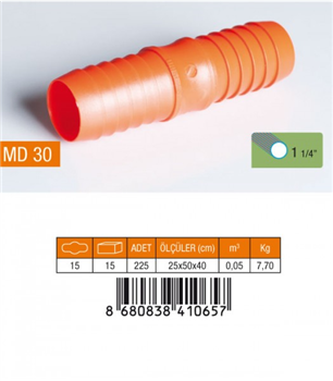 MEDALYAN 11/4'' NORMAL HORTUM EKİ MD30