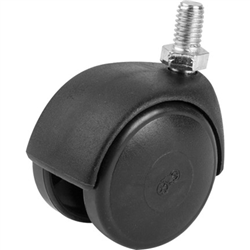 MERAX MOBİLYA 1402 50 mm SİYAH PLASTİK BÜYÜK VİDALI TEKER