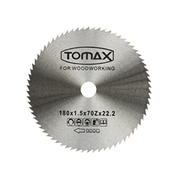 TOMAX ELMASSIZ AĞAÇ VE SUNTA  DAİRE TESTERE 180 mm