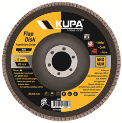 KUPA FLAP DISK 115 mm AO 80 KUM KUP7054
