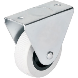 MERAX MOBİLYA 1105 50x20 mm SABİT GRİ PVC TEKER  